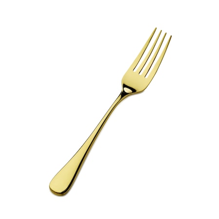 Bon Chef Como, Dinner Fork, Mirror Finish, 18/10, 8.25" - Gold , set of 12 S4005G